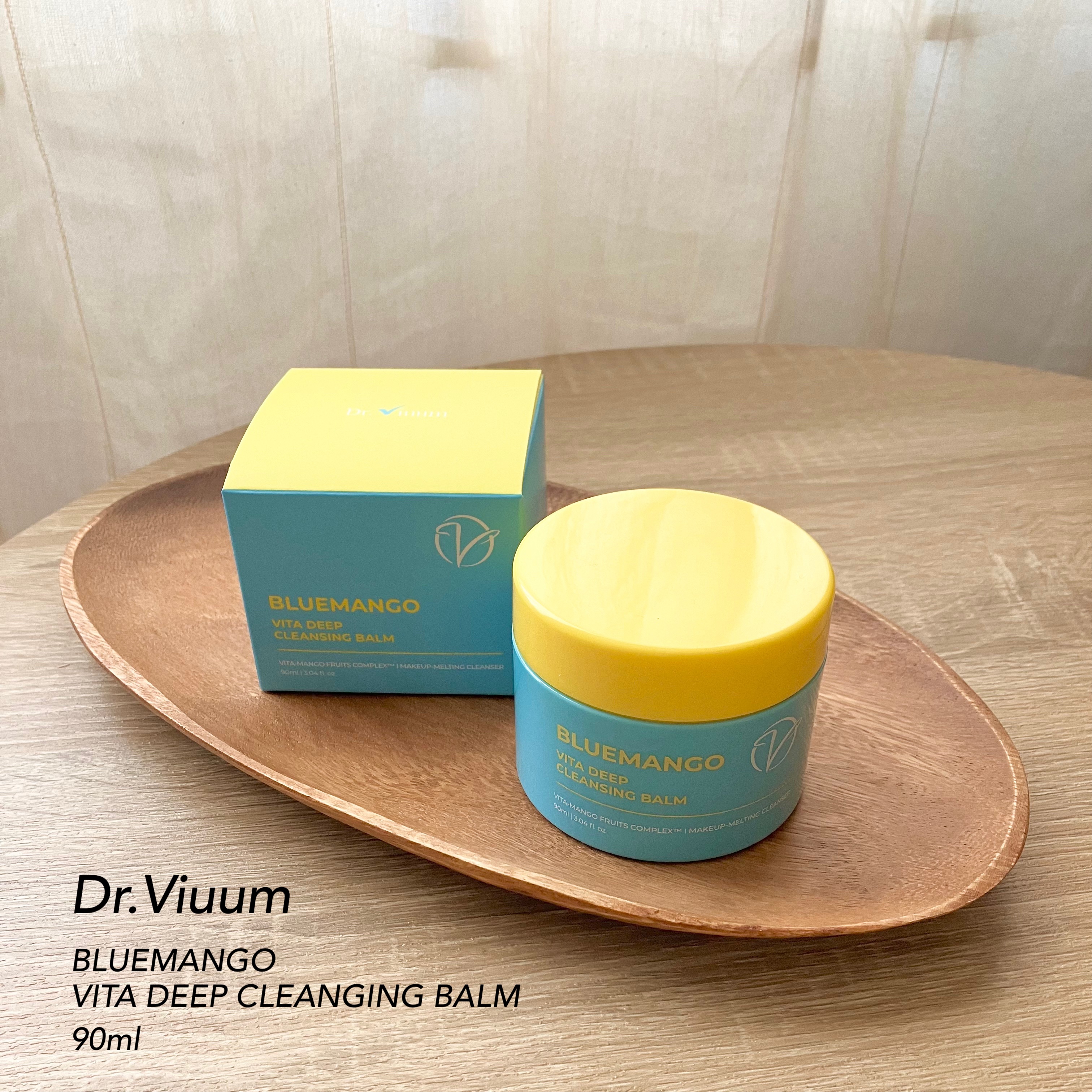 Dr.Viuum ブルーマンゴービタディープクレンジングバームのクチコミ「
🥭ブルーマンゴーシャーベットクレンジングバーム
Dr.Viuumさまより頂きました！

\\.....」（1枚目）