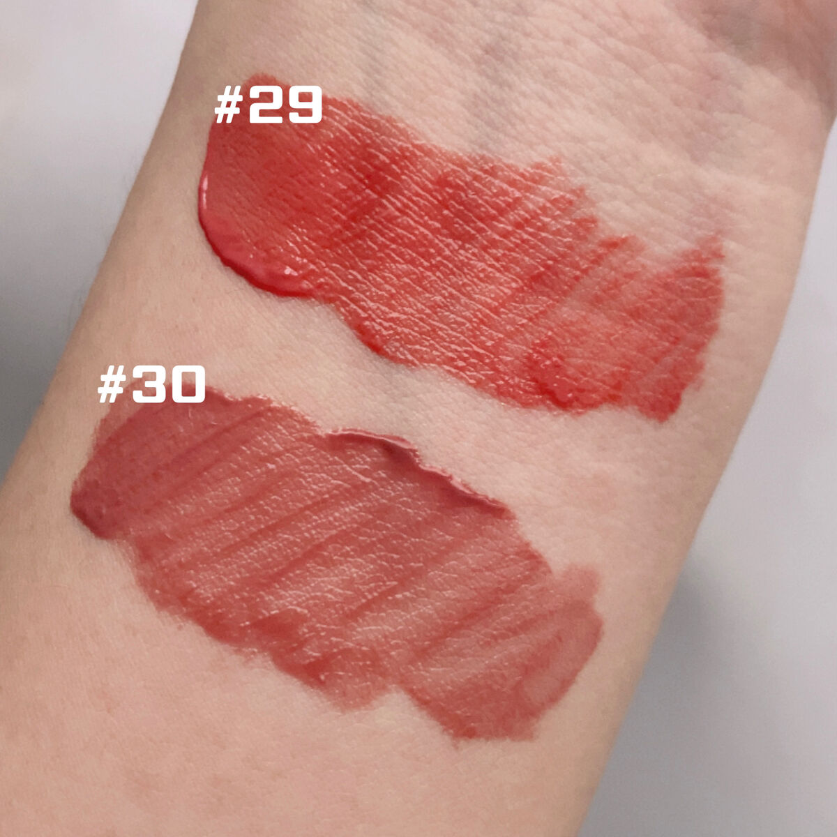 ジューシーラスティングティント ウィズミニセット/rom&nd/リップティントを使ったクチコミ（3枚目）