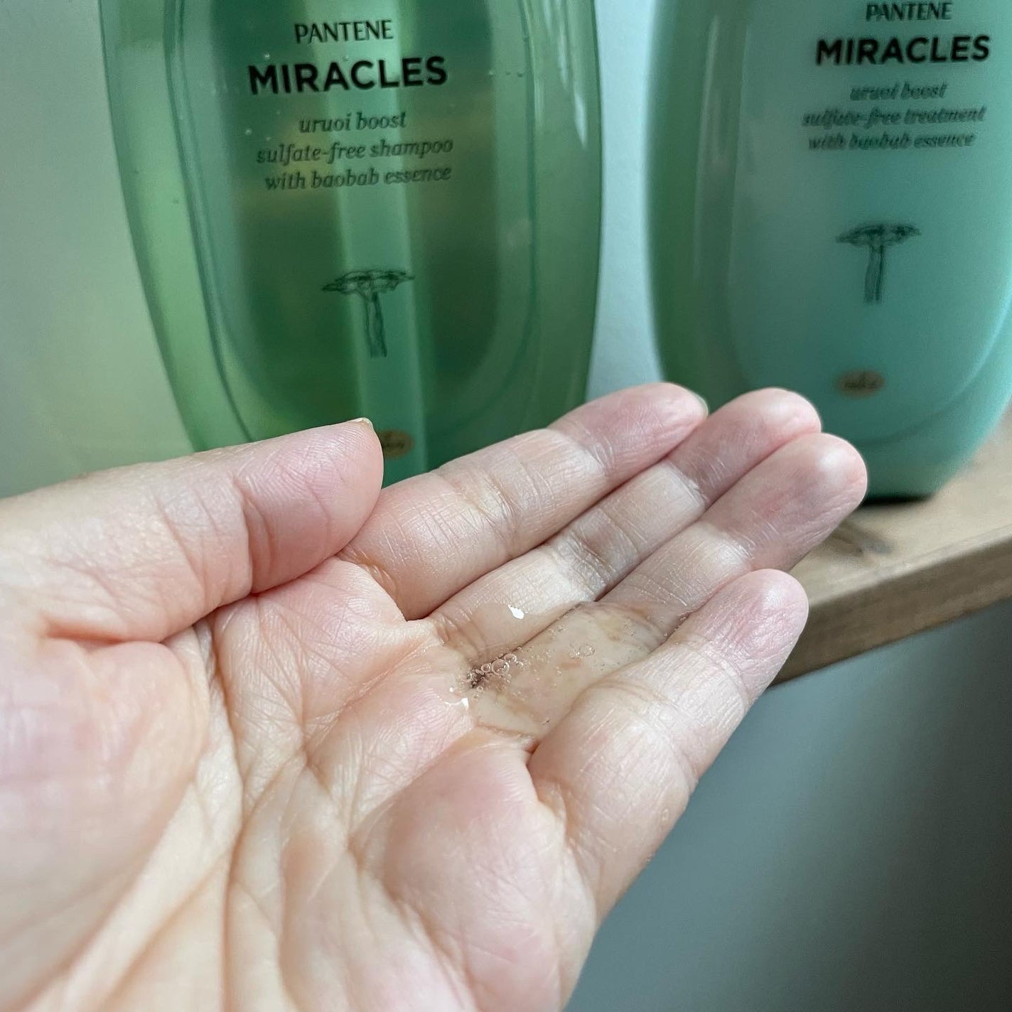 ミラクルズ うるおいブースト シャンプー/トリートメント/パンテーン/市販シャンプーを使ったクチコミ(3枚目)