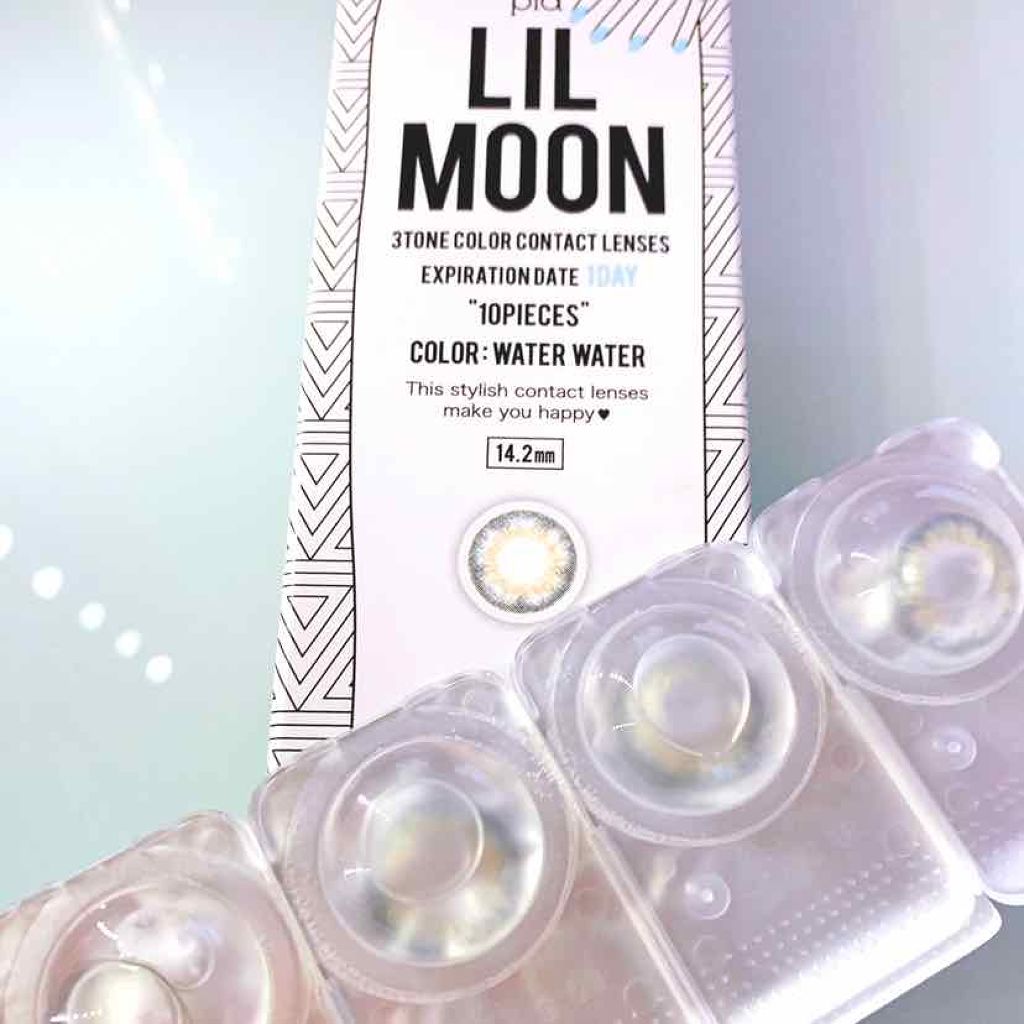 LIL MOON 1day ウォーターウォーター/LILMOON/ワンデー（１DAY）カラコンを使ったクチコミ（2枚目）