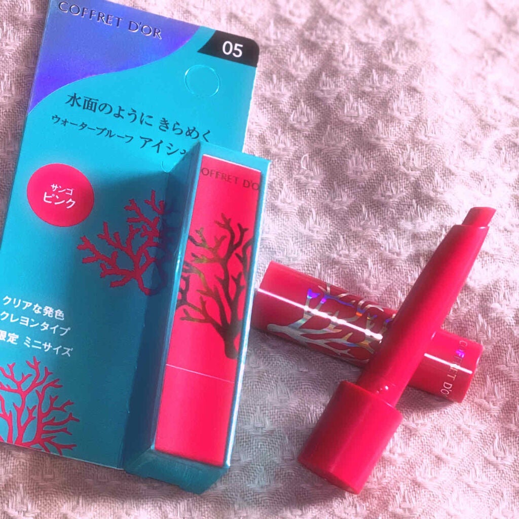 アクアシャインミニシャドウ/コフレドール/スティックアイシャドウを使ったクチコミ(1枚目)