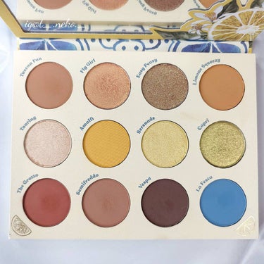 Limoncello Eyeshadow Palette/ColourPop/アイシャドウパレットを使ったクチコミ（5枚目）