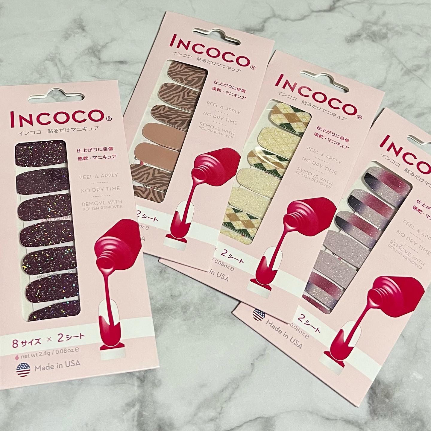INCOCO インココ  マニキュアシート/インココ/ネイルシールを使ったクチコミ（2枚目）