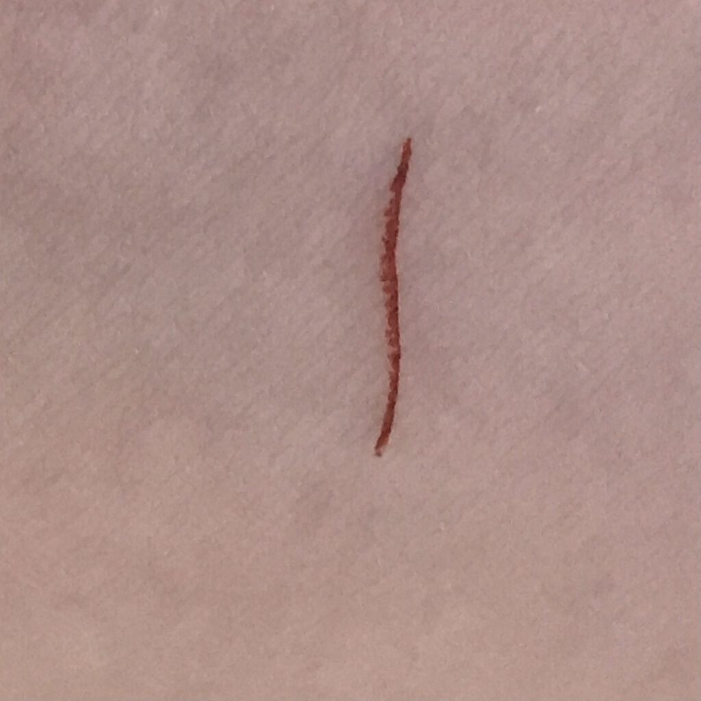 モテライナー リキッド チェリーチーク/UZU BY FLOWFUSHI/リキッドアイライナーを使ったクチコミ（2枚目）