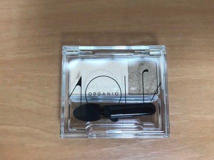オーガニックデュオシャドー/アクア・アクア/アイシャドウパレットを使ったクチコミ(1枚目)