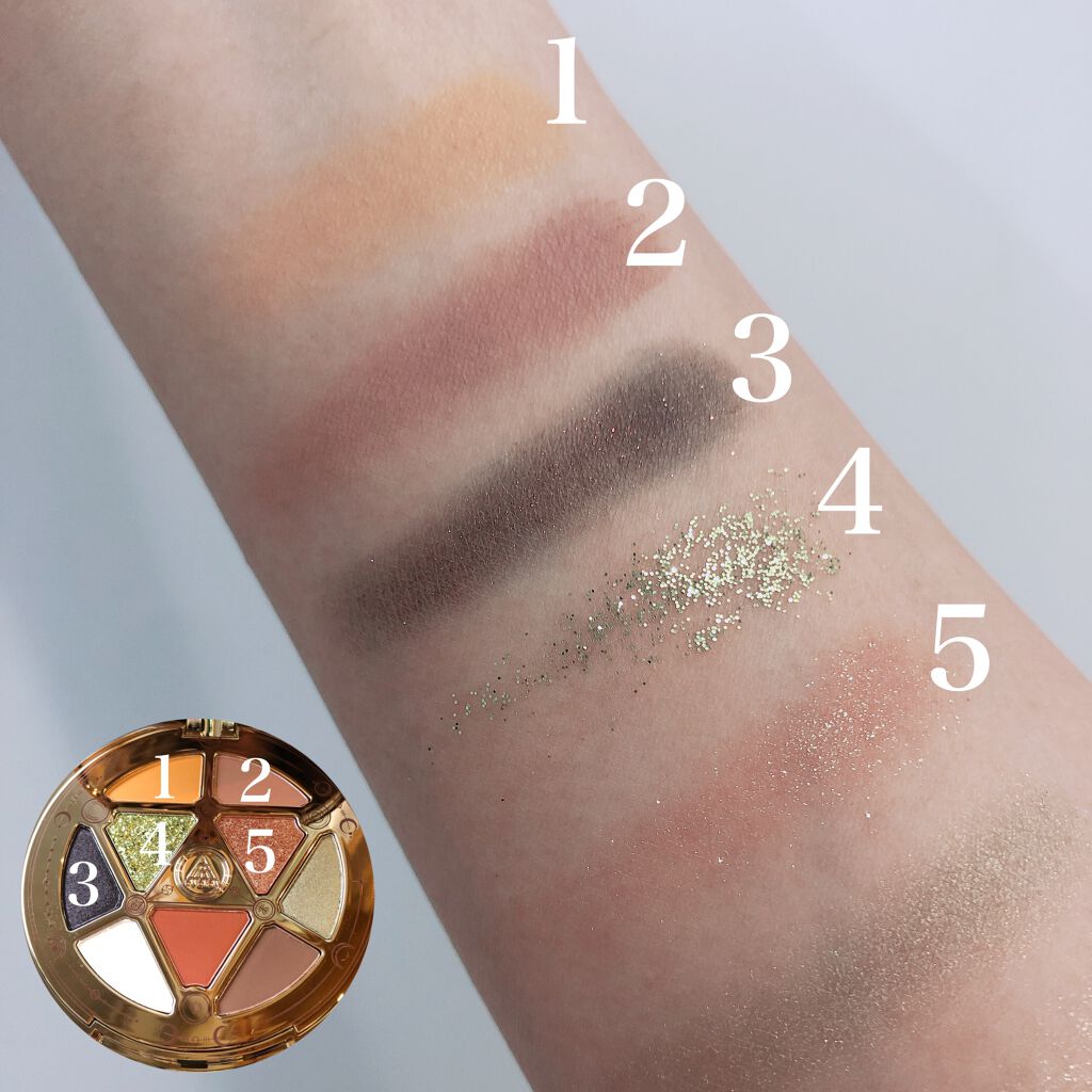 GODDESS 9 EYESHADOW 01/SUSISU/アイシャドウパレットを使ったクチコミ（3枚目）