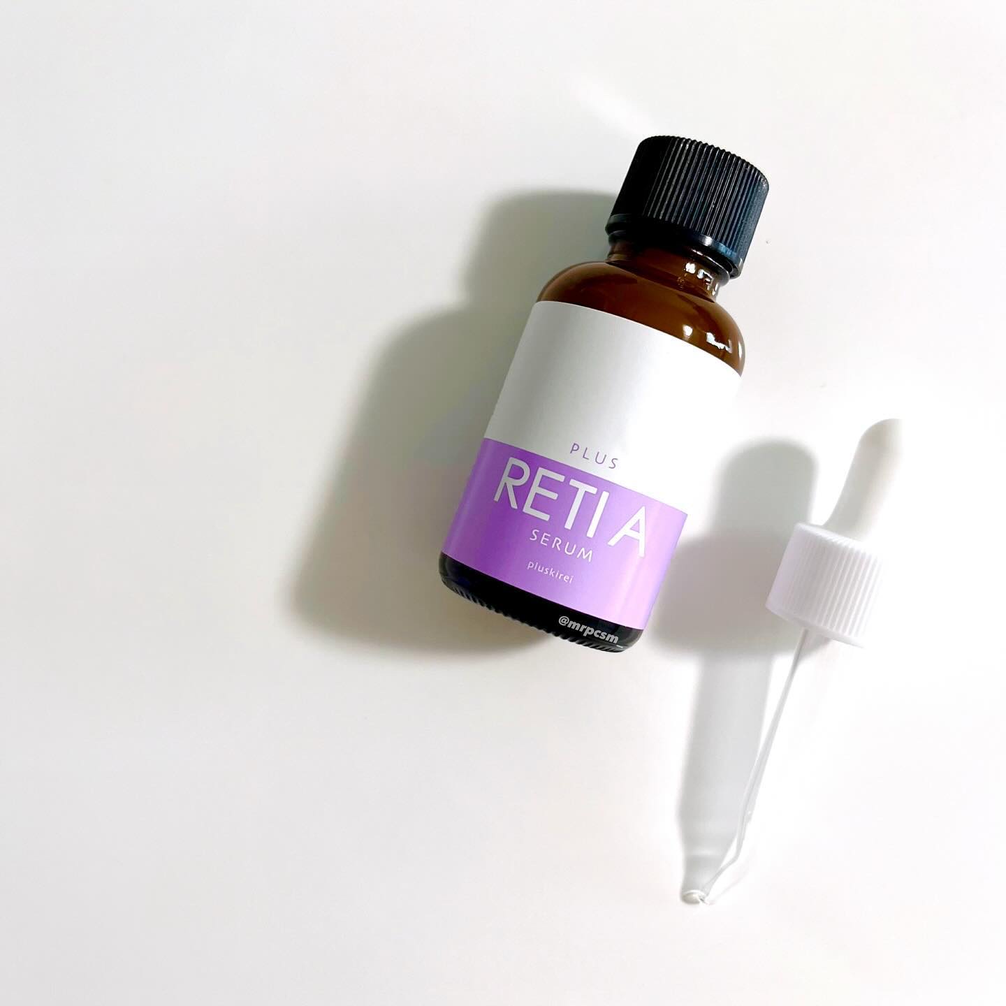 プラスキレイ プラスレチAセラム のクチコミ「.
#PR
★プラスキレイ
　プラスレチAセラム　30mL

とてもなめらかな、乳液のようなし.....」（1枚目）