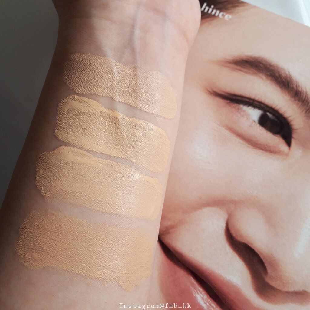 セカンドスキンファンデーション 23 サンド/hince/リキッドファンデーションを使ったクチコミ（2枚目）