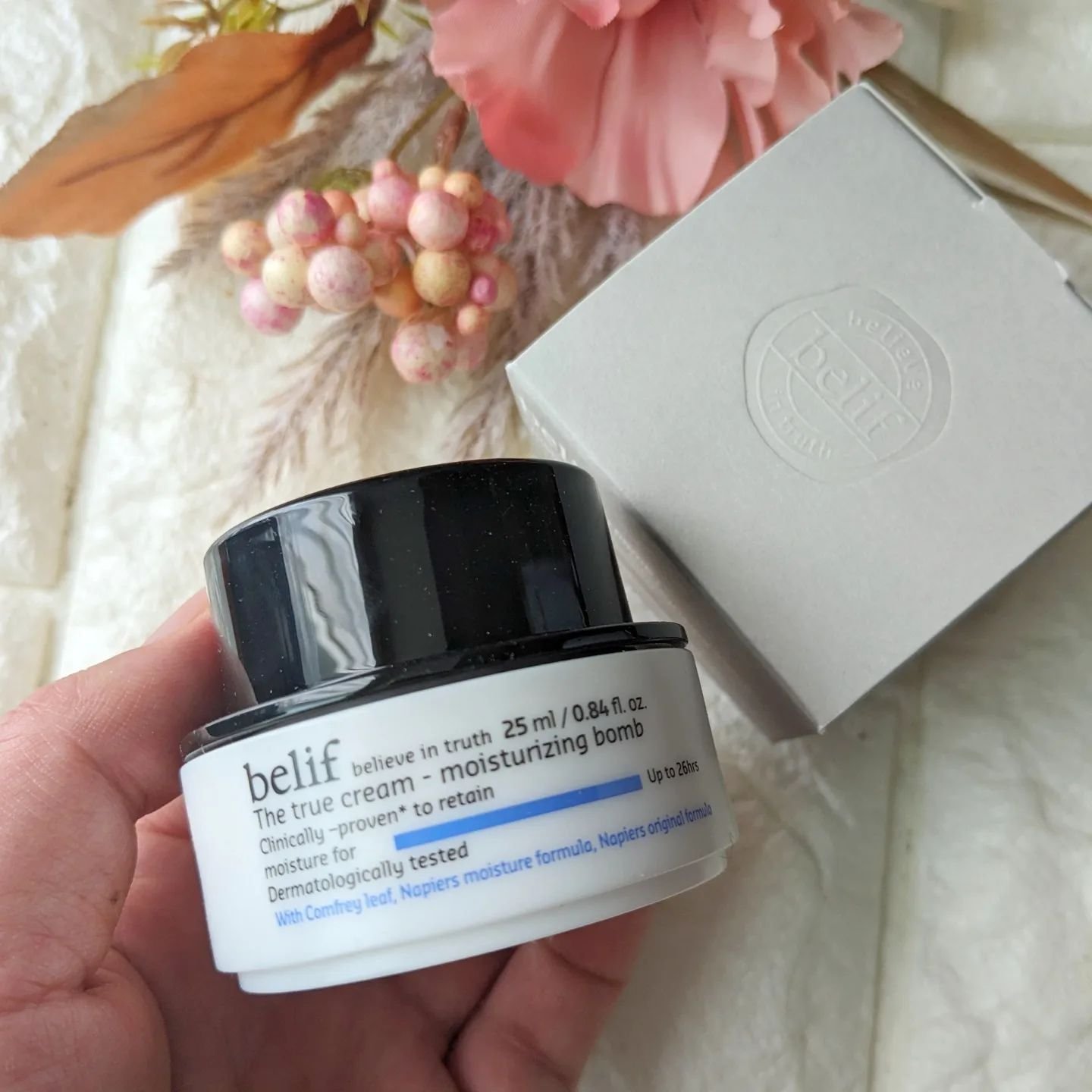 ザトゥルークリームモイスチャライジングバーム/belif/フェイスクリームを使ったクチコミ（2枚目）