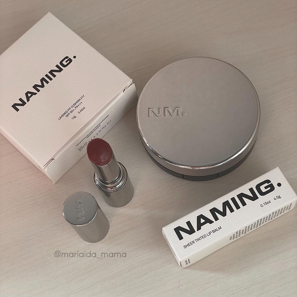 シアティンテッドリップバーム/NAMING./口紅を使ったクチコミ(7枚目)