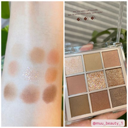 KEYBO FALL IN LOVE SHADOW PALETTE/keybo/アイシャドウパレットを使ったクチコミ(2枚目)