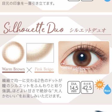 #エバーカラー ワンデー
ナチュラルモイストレーベルUV
#シルエットデュオ

DIA 14.5 着色直径 13.8
20枚入り ¥2,700 ((地元ドンキで購入


💟比較 #Revia ノルタルジ