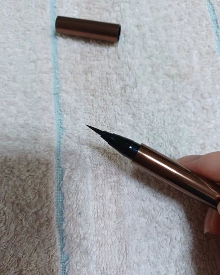 ハイパーシャープ ライナー R/MAYBELLINE NEW YORK/リキッドアイライナーを使ったクチコミ(5枚目)