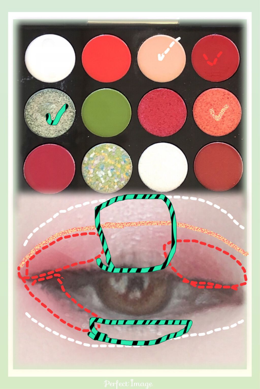 大英博物館 エジプトシリーズ アイシャドウパレット 05 アンクアミュレット/ZEESEA/アイシャドウパレットを使ったクチコミ（3枚目）