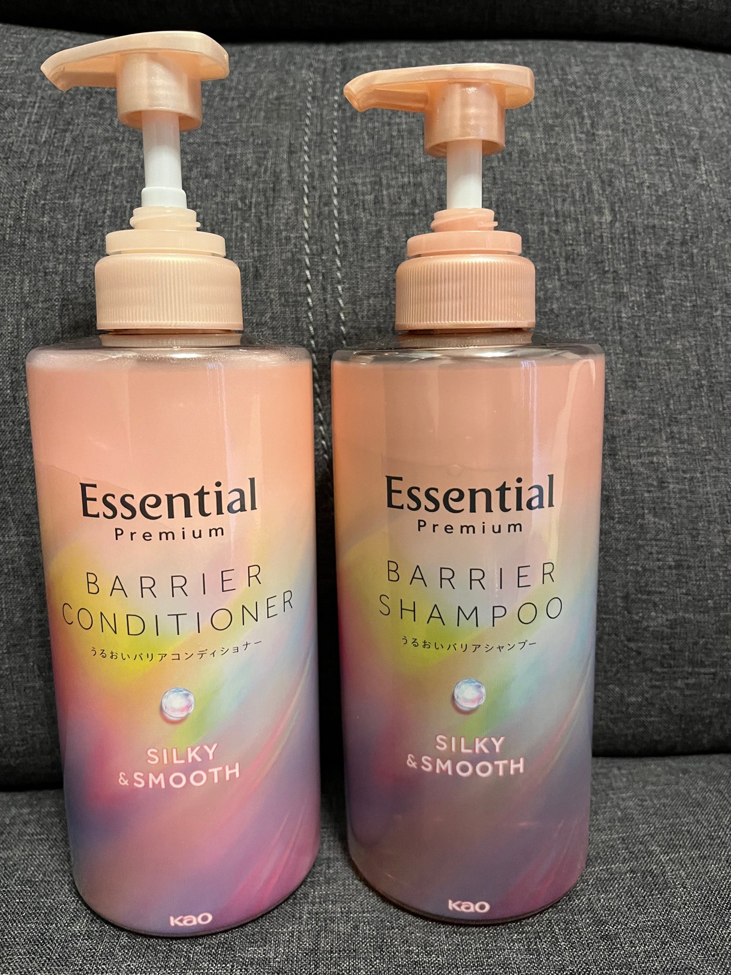 エッセンシャルプレミアム バリアシャンプー・コンディショナー シルキー&スムース/エッセンシャル/市販シャンプーを使ったクチコミ(1枚目)