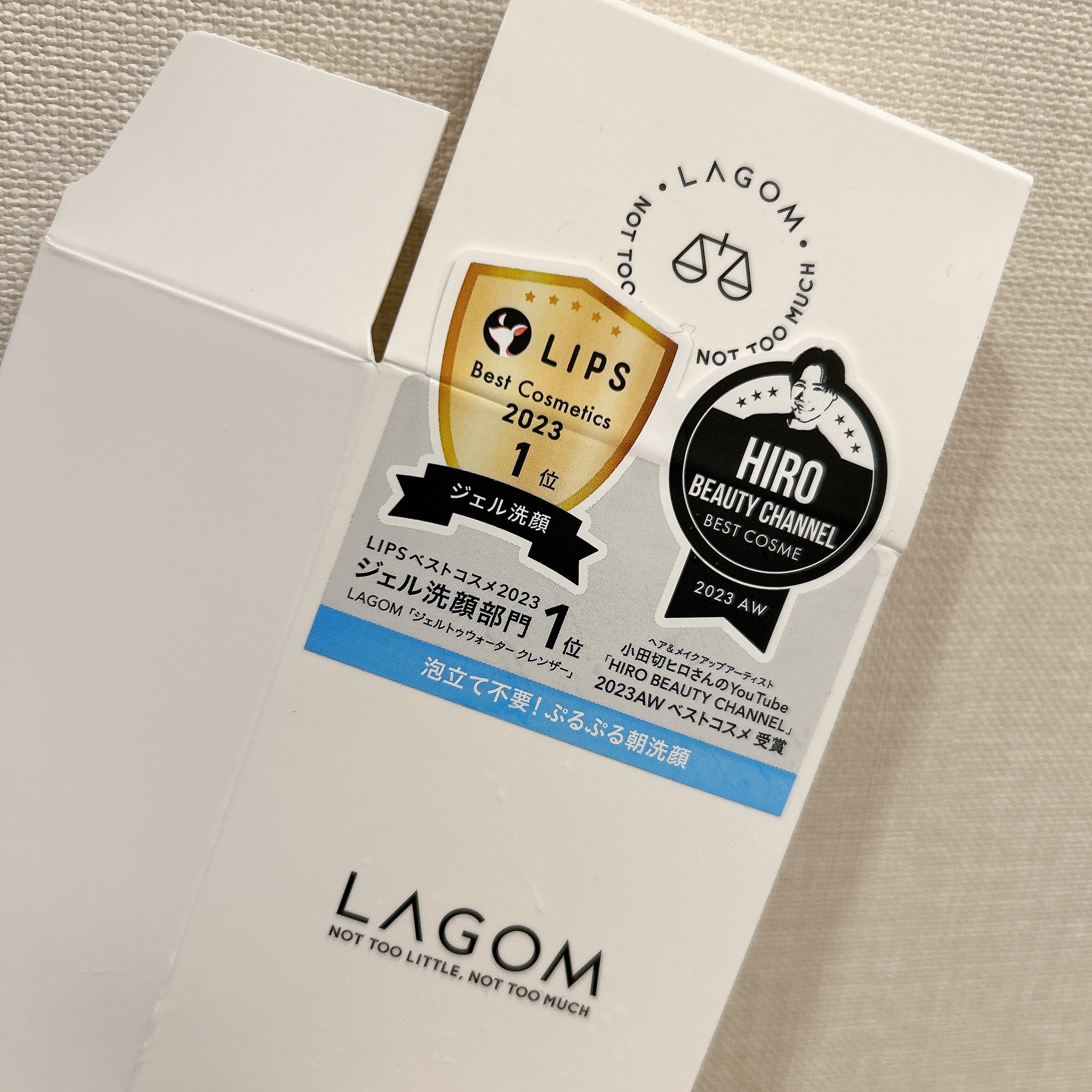 ラゴム ジェルトゥウォーター クレンザー(朝用洗顔)/LAGOM /その他洗顔料を使ったクチコミ（2枚目）