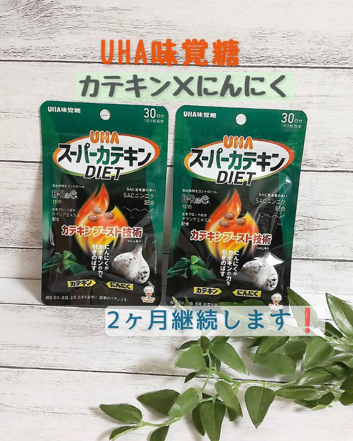 スーパーカテキンDIET/UHA味覚糖/ボディサプリメントを使ったクチコミ（1枚目）