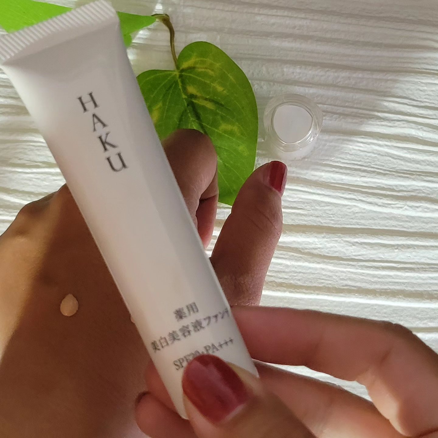 薬用 美白美容液ファンデ（医薬部外品）/HAKU/クリーム・エマルジョンファンデーションを使ったクチコミ（2枚目）