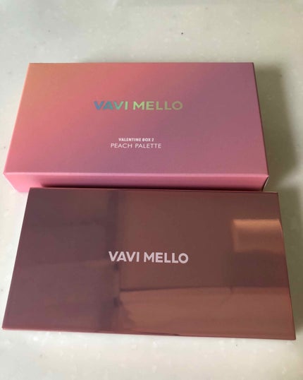 バレンタインボックス2 ピーチパレット/VAVI MELLO/アイシャドウパレットを使ったクチコミ(2枚目)