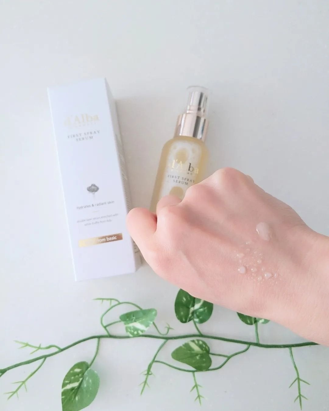 ダルバ ホワイトトリュフファーストスプレーセラム/ダルバ/ミスト状化粧水を使ったクチコミ(4枚目)