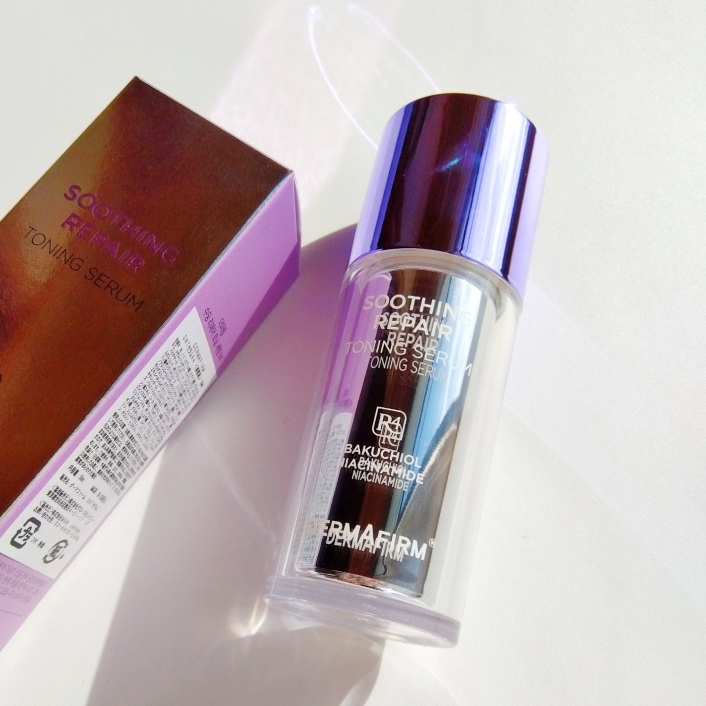 SOOTHING REPAIR TONING SERUM R4/ダーマファーム/美容液を使ったクチコミ(6枚目)