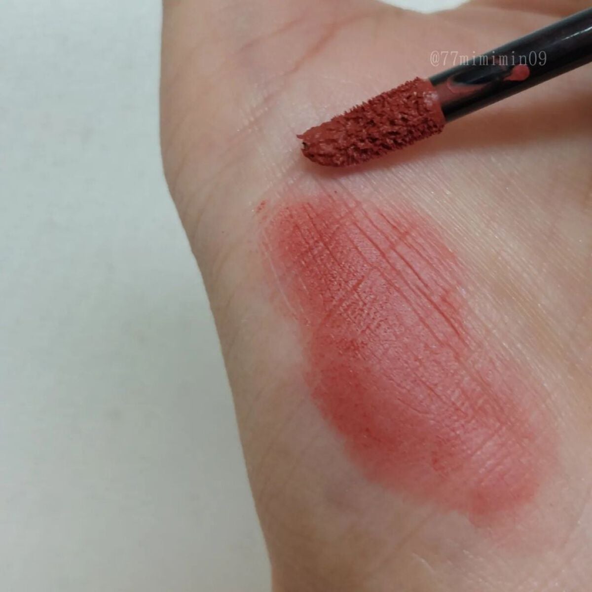 リップモンスター スフレマット/KATE/口紅を使ったクチコミ(3枚目)