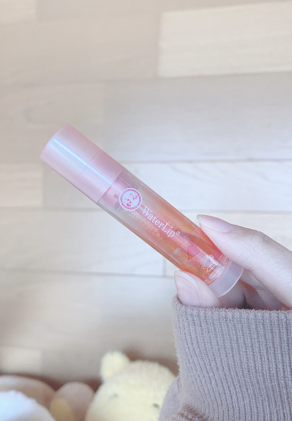 ウォーターリップ ほんのり色つき ピーチゴールド/メンソレータム/リップクリームを使ったクチコミ（1枚目）