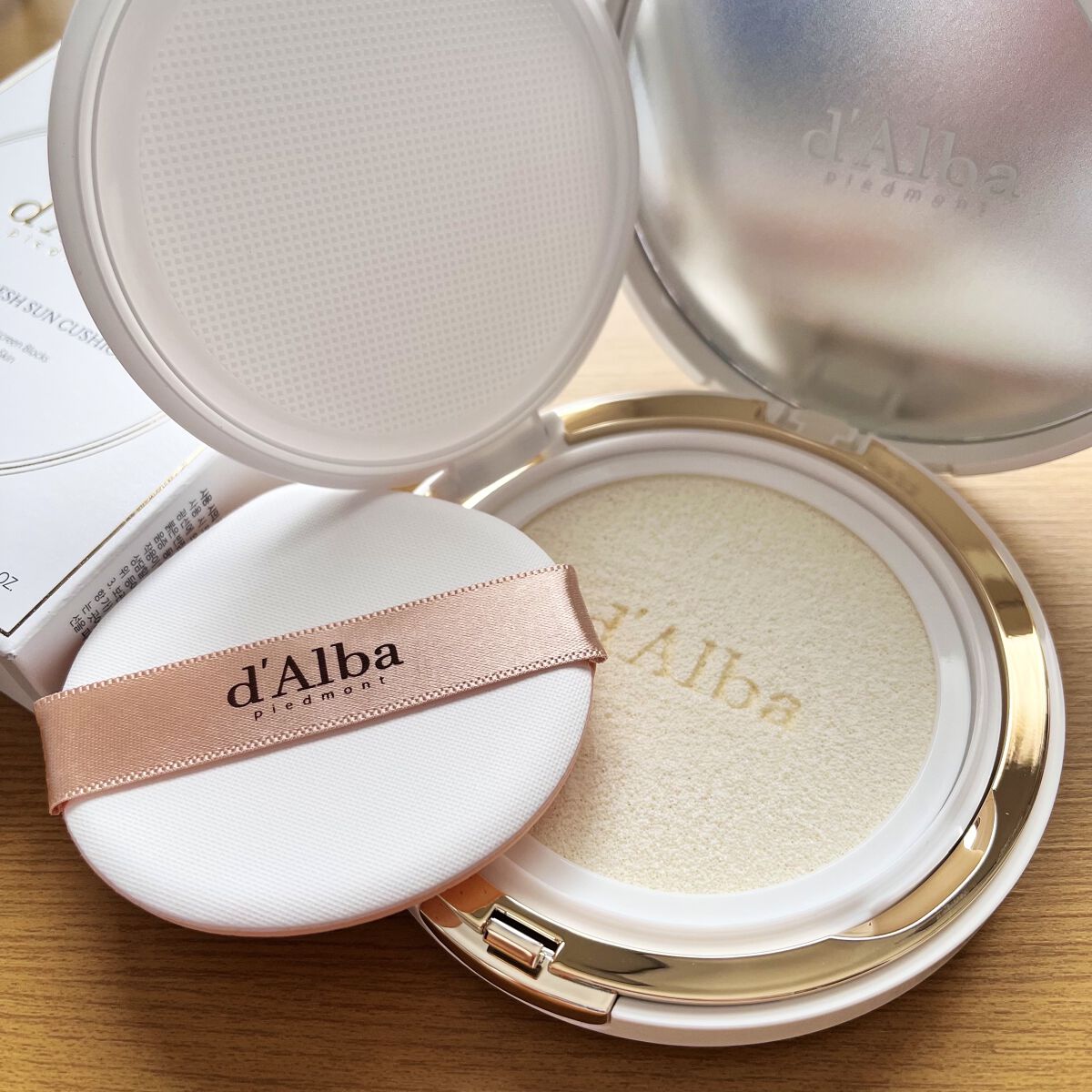 ウォータフルフレッシュサンクッション/ダルバ/日焼け止めローションを使ったクチコミ（3枚目）