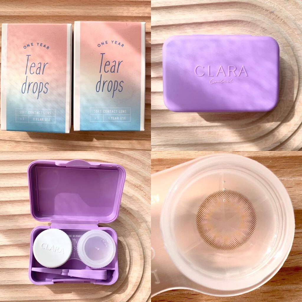 ティアドロップ/CLARA CONTACT/カラーコンタクトレンズを使ったクチコミ(2枚目)