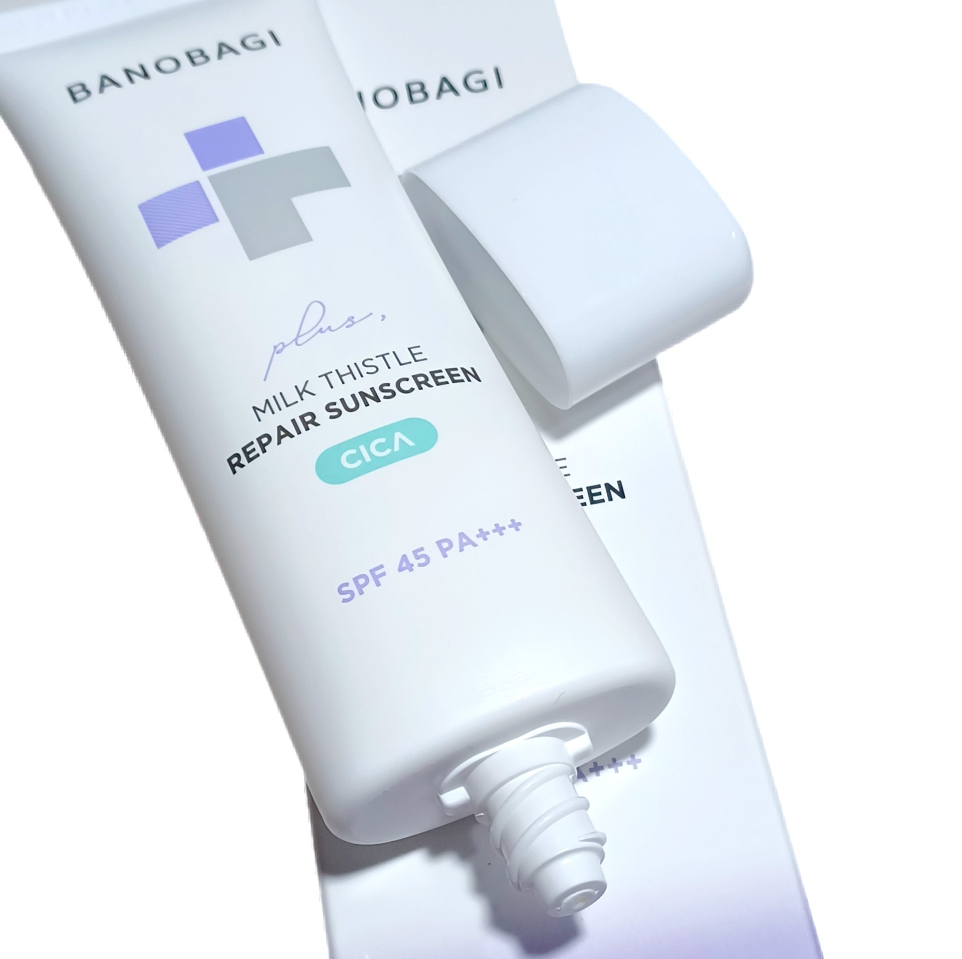 ミルクシスルリペアシカサンスクリーンプラス/BANOBAGI/日焼け止めミルクを使ったクチコミ（2枚目）