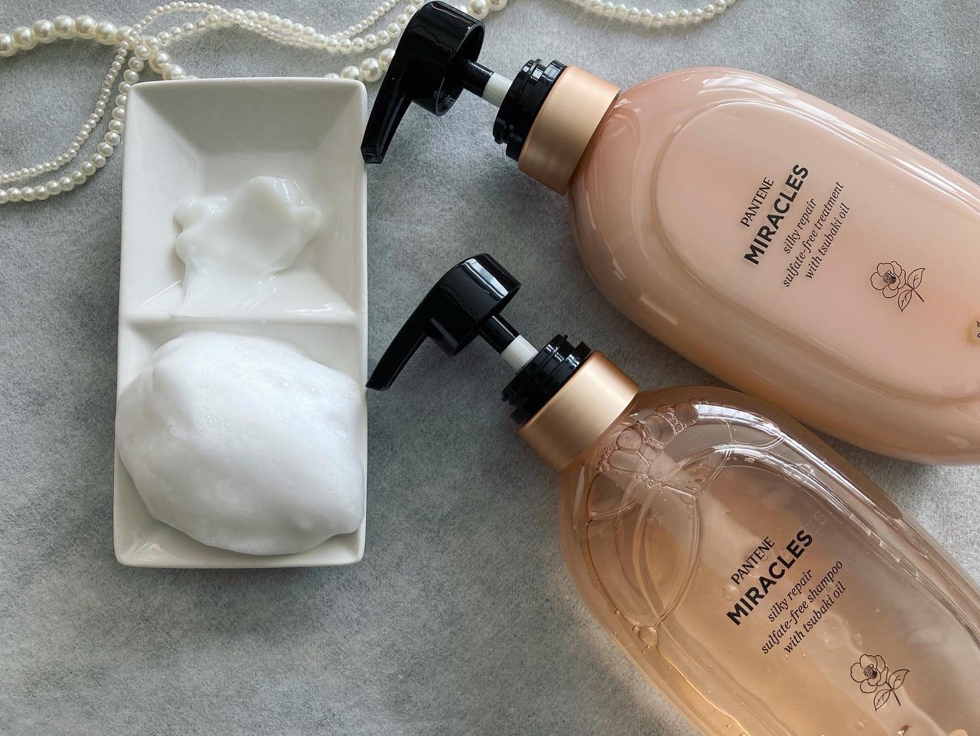 ミラクルズ サルフェート無添加&ジェントルリペア ボンドリペア シャンプー/トリートメント/パンテーン/市販シャンプーを使ったクチコミ(3枚目)