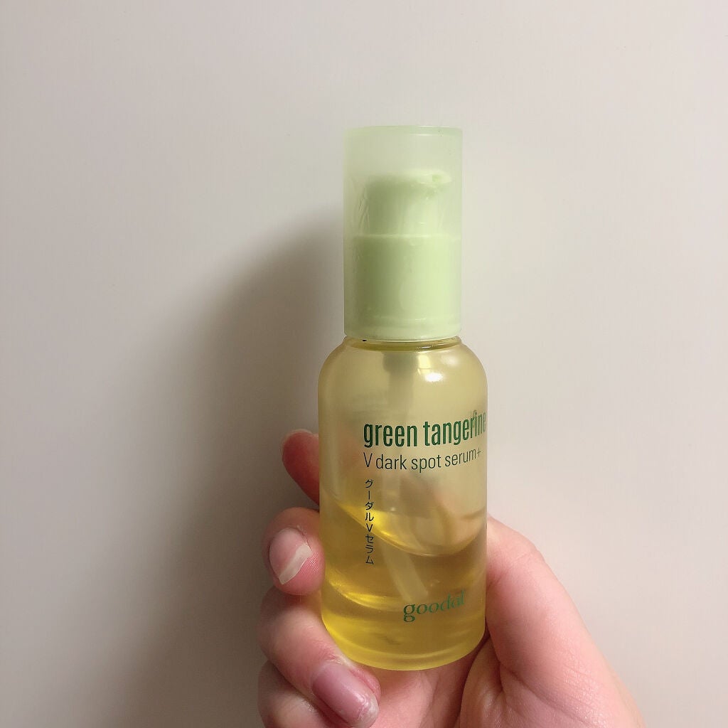 グリーンタンジェリン ビタC ダークスポットケアセラム/goodal/美容液を使ったクチコミ(1枚目)