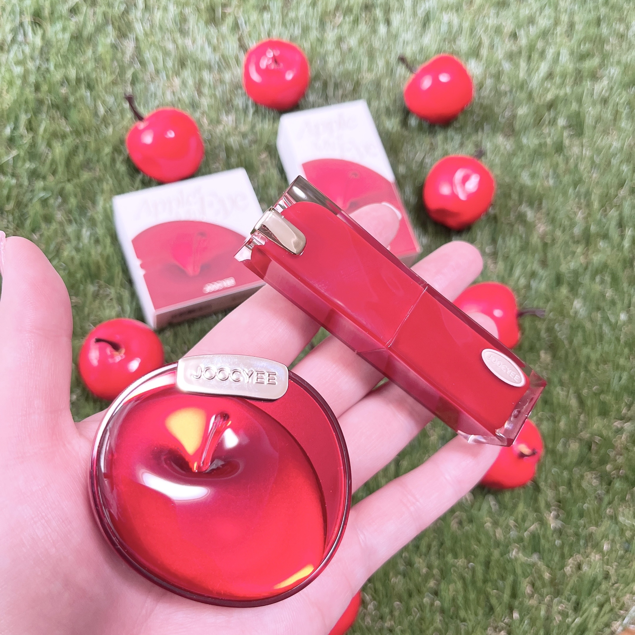 Joocyee グレーズフィルムルージュ/Joocyee/口紅を使ったクチコミ（1枚目）