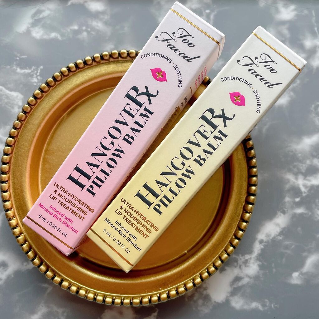 ～トゥー フェイスド ハングオーバー～ ピロー バーム リップ トリートメント/Too Faced/リップ美容液を使ったクチコミ（3枚目）