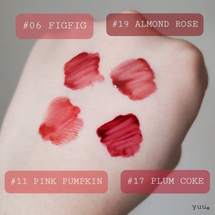 ジューシーラスティングティント/rom&nd/リップティントを使ったクチコミ(4枚目)