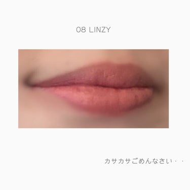 スムースマットリップスティック 08 LINZY/Laka/口紅を使ったクチコミ（2枚目）