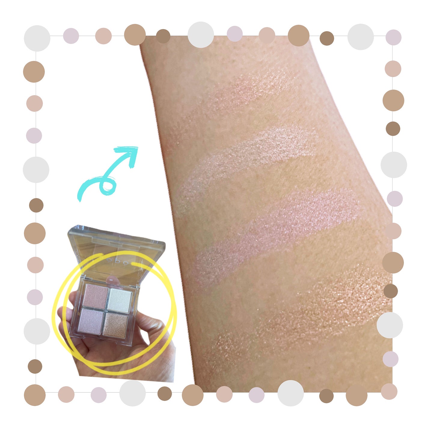 フェイスパレット/sopo/パウダーハイライトを使ったクチコミ(2枚目)