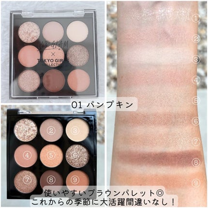 UGT ドットアイカラーパレット/U R GLAM/アイシャドウパレットを使ったクチコミ(4枚目)