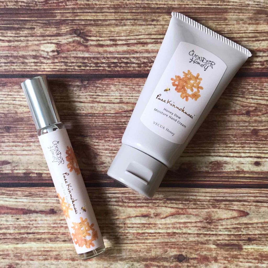 ワンダーハニー とろとろハンドクリーム ピュアキンモクセイ/VECUA Honey/ハンドクリームを使ったクチコミ（2枚目）
