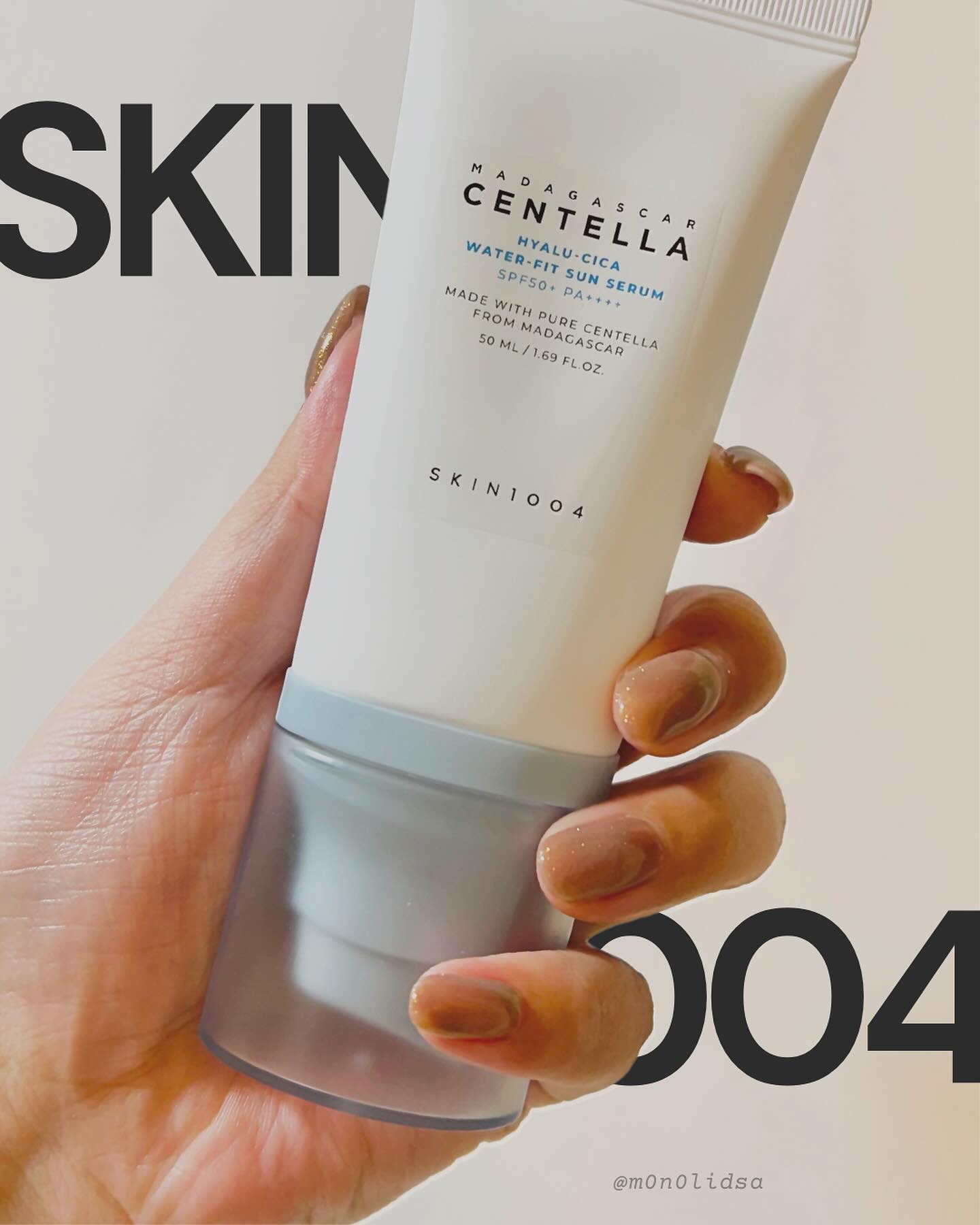 ヒアルーシカ ウォーターフィット サンセラム/SKIN1004/日焼け止めローションを使ったクチコミ（1枚目）