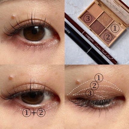 シャインアイシャドウパレット 02 ブロンズブラウン/BabyBright/アイシャドウパレットの画像