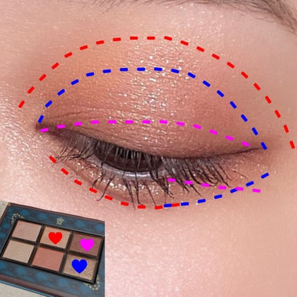 ナイストゥミーチュートランク/MAJOLICA MAJORCA/アイシャドウパレットを使ったクチコミ(4枚目)
