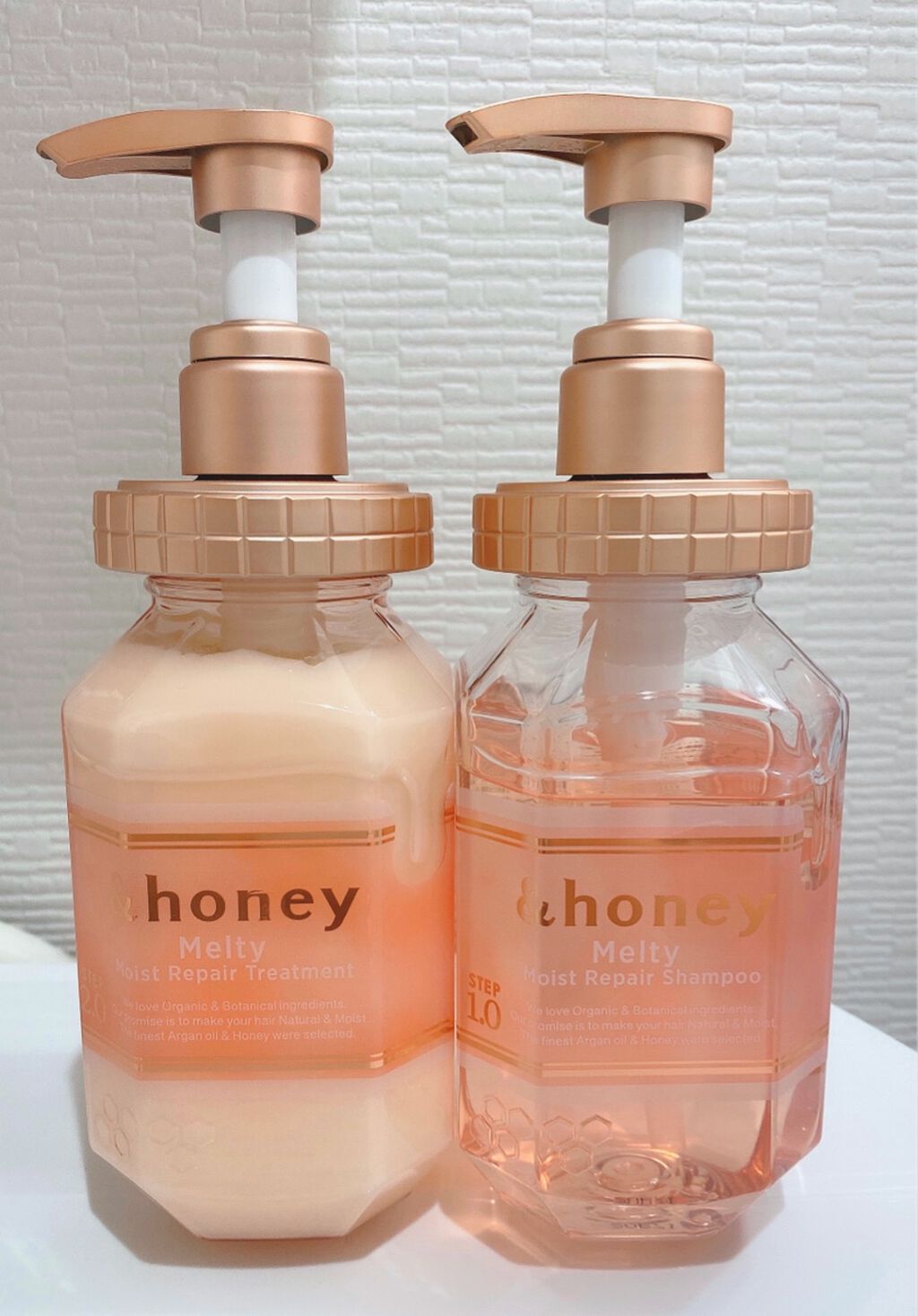 &honey Melty モイストリペア シャンプー1.0／モイストリペア ヘアトリートメント2.0/&honey/市販シャンプーを使ったクチコミ（3枚目）