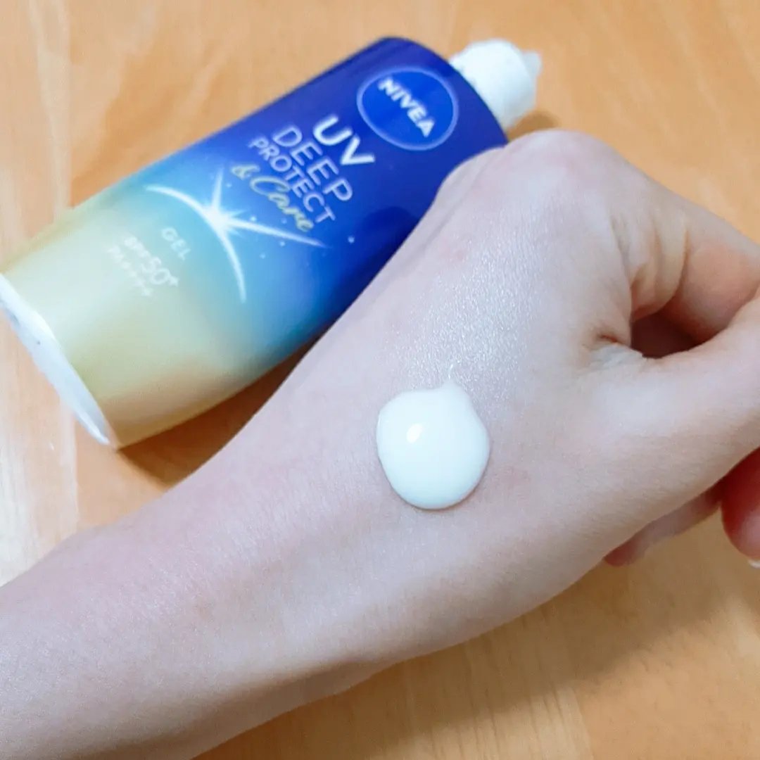 ニベアUV ディープ プロテクト＆ケア ジェル/ニベア/日焼け止めジェルを使ったクチコミ（2枚目）