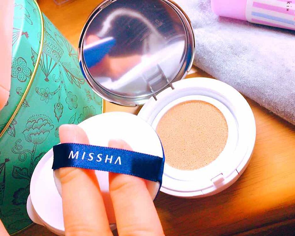 M クッションファンデーション(マット)/MISSHA/クッションファンデーションを使ったクチコミ(3枚目)