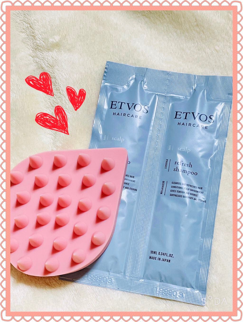 リラクシングマッサージブラシ/エトヴォス/スカルプブラシを使ったクチコミ(3枚目)