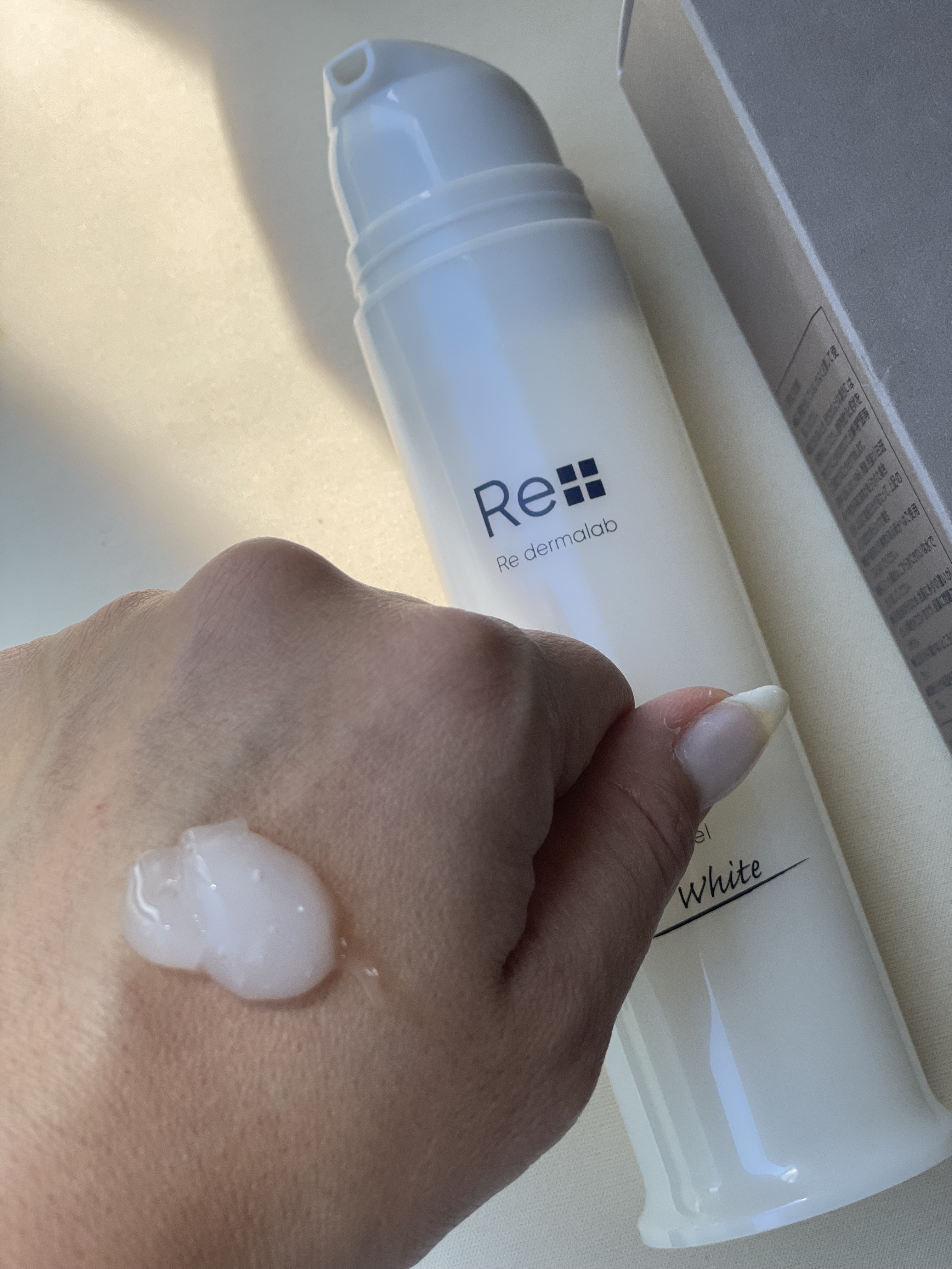 モイストゲルホワイト/Re dermalab/オールインワン化粧品を使ったクチコミ（2枚目）