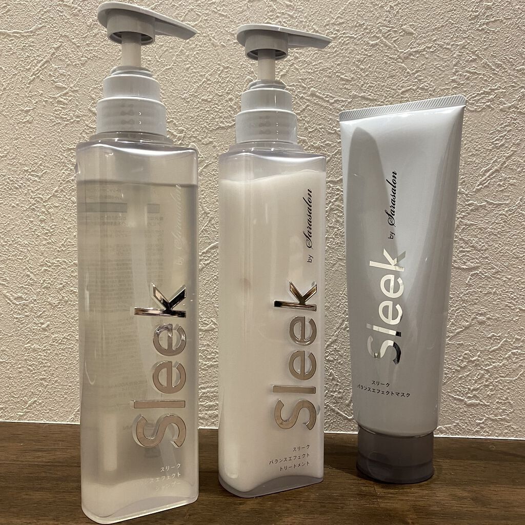 バランスエフェクトシャンプー／トリートメント/スリーク by サラサロン/市販シャンプーを使ったクチコミ（1枚目）