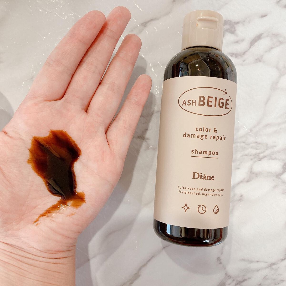 カラーシャンプー&トリートメント/ダイアン/市販シャンプーを使ったクチコミ(2枚目)