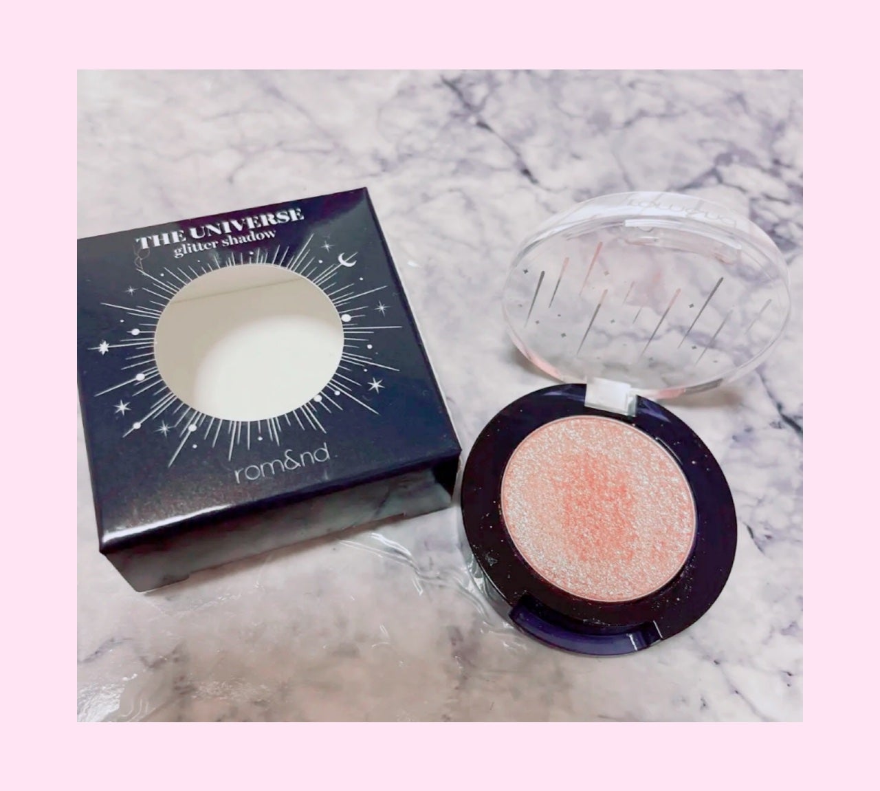グリッター シャドウ カラー/rom&nd/グリッターを使ったクチコミ(1枚目)